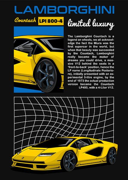 Lamborghini Countach LPI 800-4 Auto von Adam Khabibi