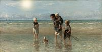 Kinderen der Zee, Jozef Israëls met zon