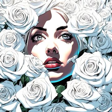Lady White Rose by Quinta Mandala