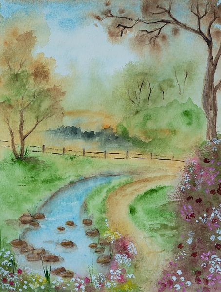 Aquarel part 37 van Tania Perneel