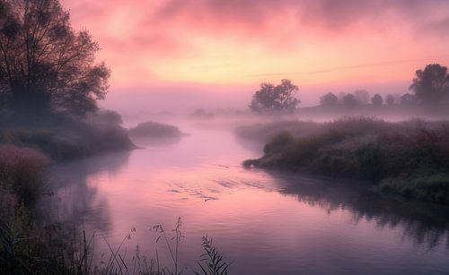 Autumn magic by the river