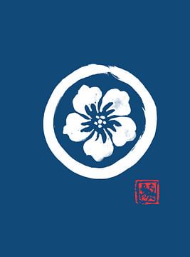 hibiscus logo sur Péchane Sumie