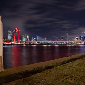 Rotterdam Willemsbrug van Frans Bouman