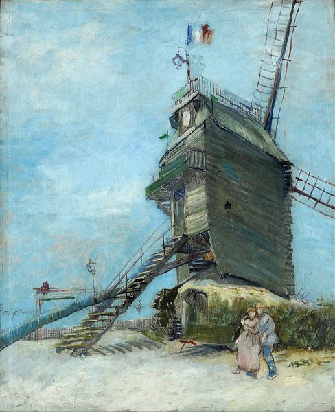 The Galette Mill, Vincent van Gogh - c. 1886 by Het Archief