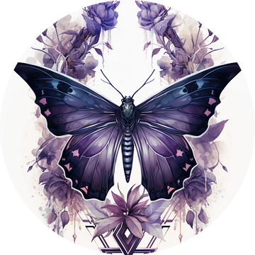 Geometrische vlinder van haroulita