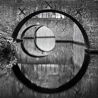 Binnendieze Den Bosch - bijna abstract beeld