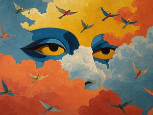 Goldene Augen | Watching Over the Flying Colors