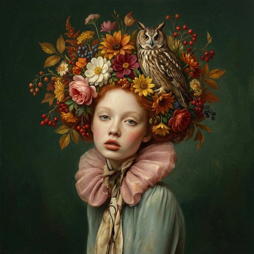 The Autumn Girl and her Owl