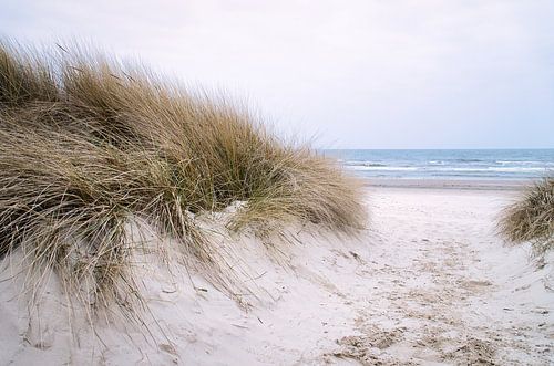 Strandovergang op Usedom met uitzicht op de Oostzee
