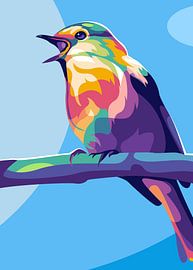 Beautifull Bird Popart