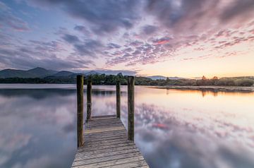 Sonnenuntergang Lake District England - U.K. von Marcel Kerdijk