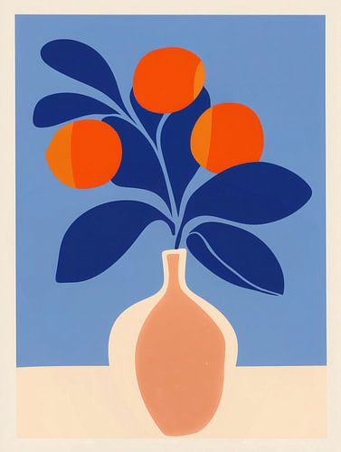 Stilleven met drie zonnen | Hommage aan Matisse