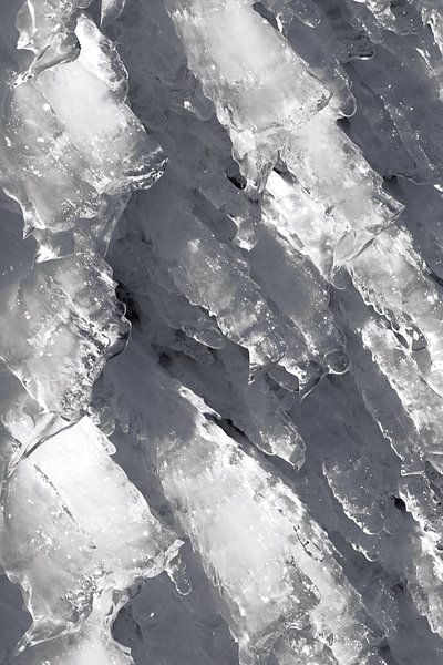 Mont Blanc ice, like an abstraction by Luci Boreali