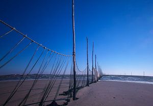 Texel Fischernetz am Strand  von Natuurlijk schoon