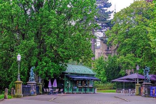 Paviljoen bij Bückeburg kasteelpark Duitsland