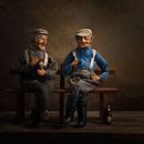 Zwei alte Männer von Carolien van Schie Miniaturansicht