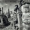 Pagodes au Myanmar. sur Ron van der Stappen