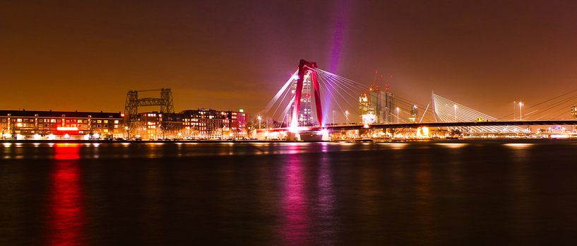 Rotterdam in de nacht van Susanne Viset