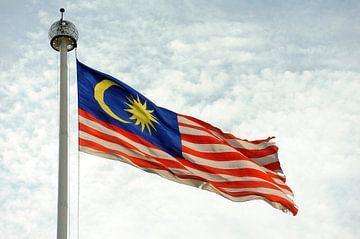 Malaysian flag by Richard Wareham