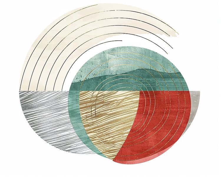 Bauhaus Japandi Abstract | Bauhaus by Art Whims