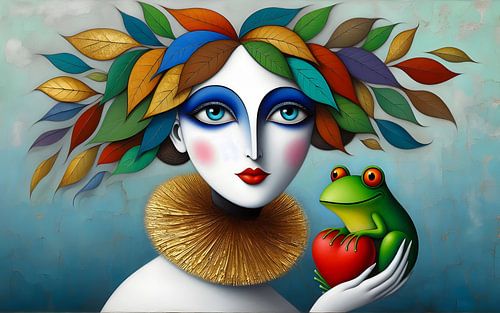 Kikvors Vrouw van Caroline Lichthart