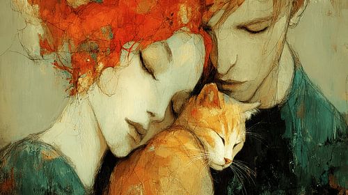 In een Stille Kattige Omhelzing