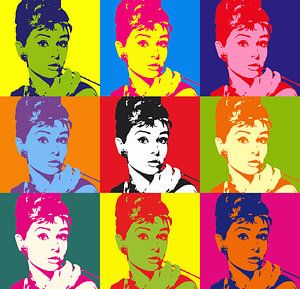 Popart - Audrey Hepburn von Didden Art