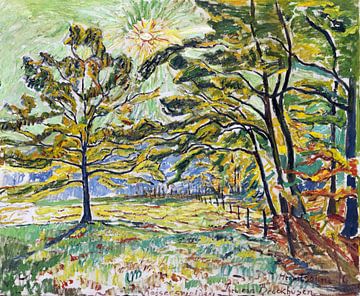 Sonne im Herbst, THEO VON BROCKHUSEN, 1916 von Atelier Liesjes