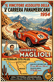 1954 Carrera Panamericana by Ted Decker