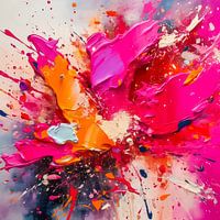 Modern art splash