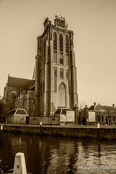 Grote kerk Sepia van Henk Hartzheim