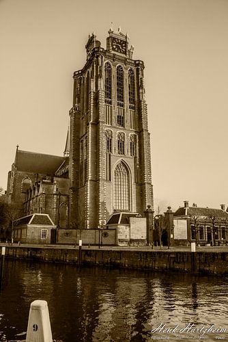 Grande église Sépia sur Henk Hartzheim
