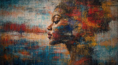 Woman of Colour – Painted in Light and Texture