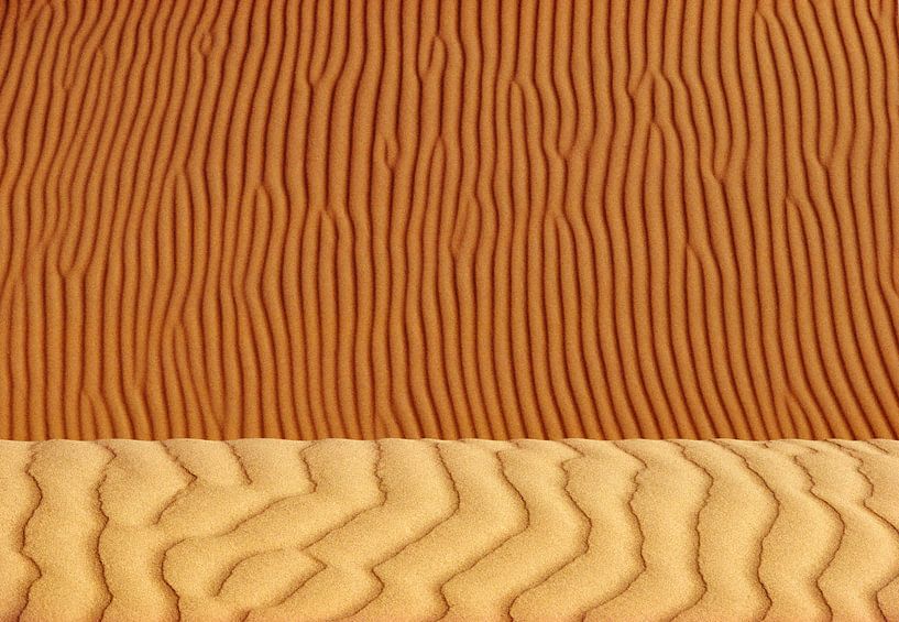 Detail einer Sanddüne in der Wüste Sahara. von Frans Lemmens