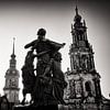 Schwarzweiss-Fotografie: Dresden – Schlossplatz von Alexander Voss