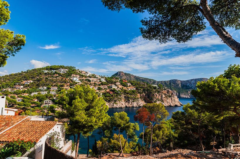 Island scenery on Mallorca, beautiful seaside of Port de Andratx by Alex Winter