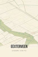 Vintage landkaart van Eexterveen (Drenthe)