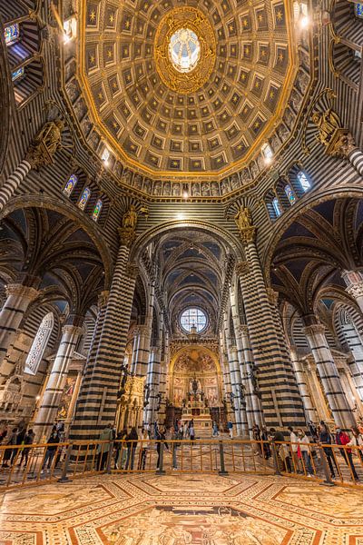 Die Kuppel im Dom von Siena von Denis Feiner