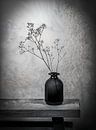Still life gripsweed in vase in black and white by Marjolein van Middelkoop thumbnail