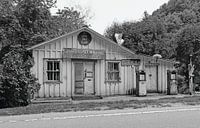 Old service and tank station in Luck Noth-Carolina