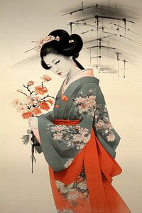 Betoverende Geisha, harmonie van schoonheid