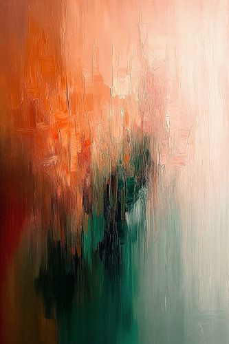 Warm Orange meets Cool Green