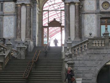Big stairs station Antwerpen