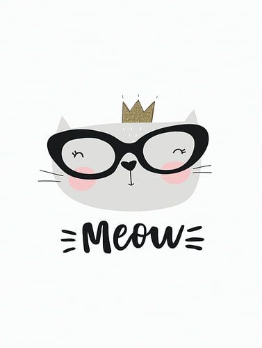 Kinderkamer Poster, Dieren Poster, Tekst Poster,