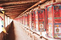 Tibetan Prayerwheels in East Tibet