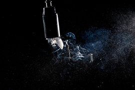 The lamp burned here by Luc V.be