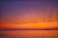 Zonsondergang Funtana, Kroatië