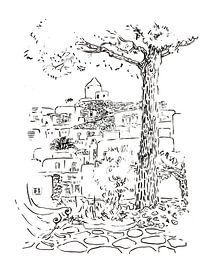 Pine trees in Greece by Mariona Sinia