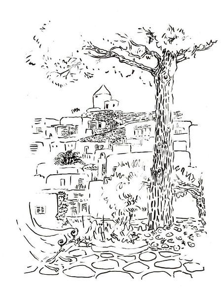 Les pins en Grèce par Mariona Sinia