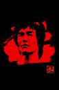 Bruce Lee in rot von Péchane Sumie Miniaturansicht